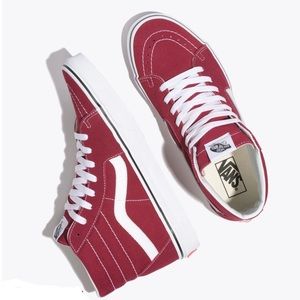 Classic Red Hightop Vans